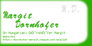 margit dornhofer business card
